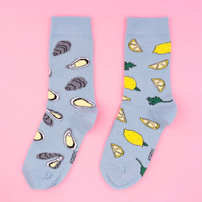 Oyster & lemon socks