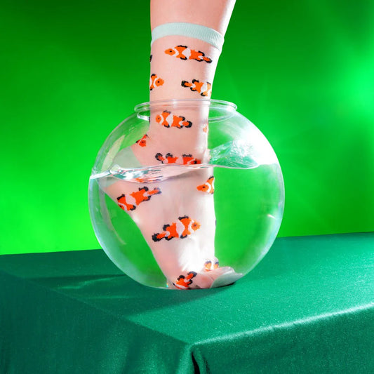 Clownfish sheer socks