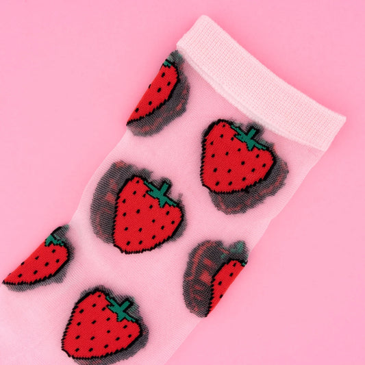 Strawberry sheer socks 🍓