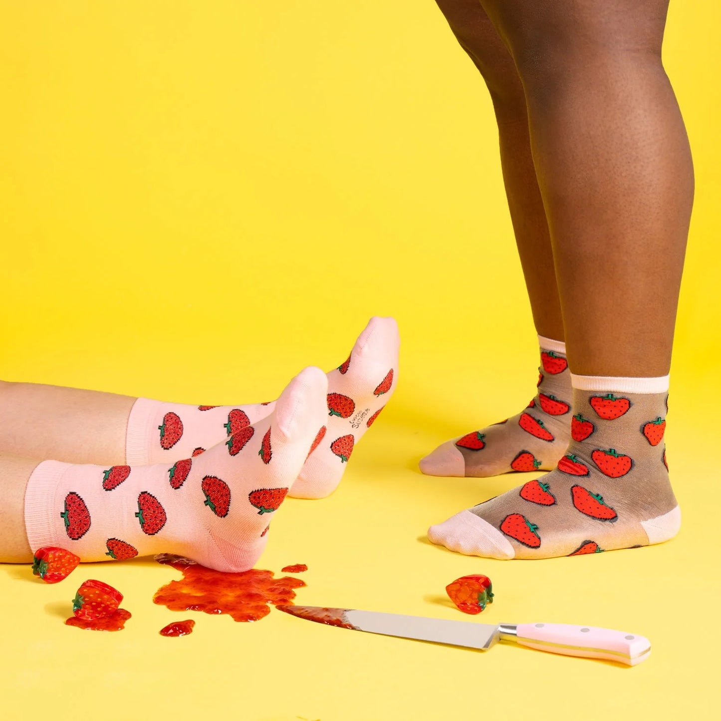 Strawberry sheer socks 🍓