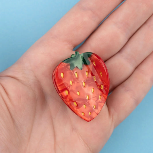 Strawberry hair claw