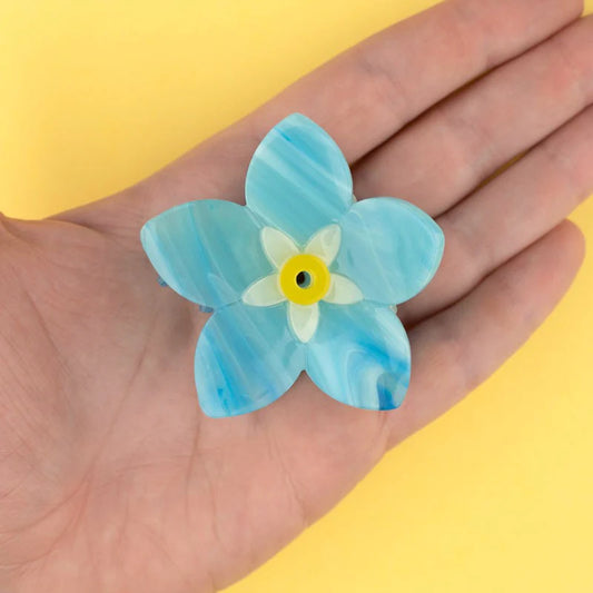 Forget me not hair claw