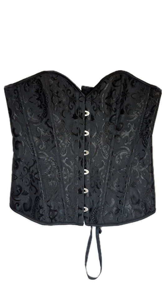 Black vintage corset