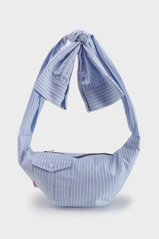 Stripe shirtsleeve bag mini