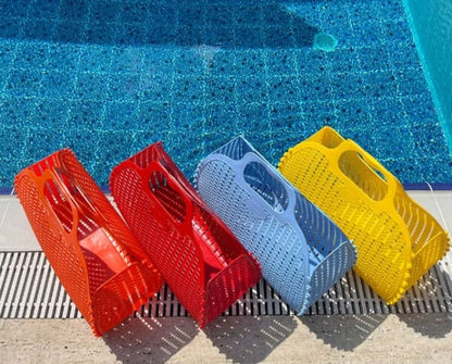 Maxi foldable bag - yellow