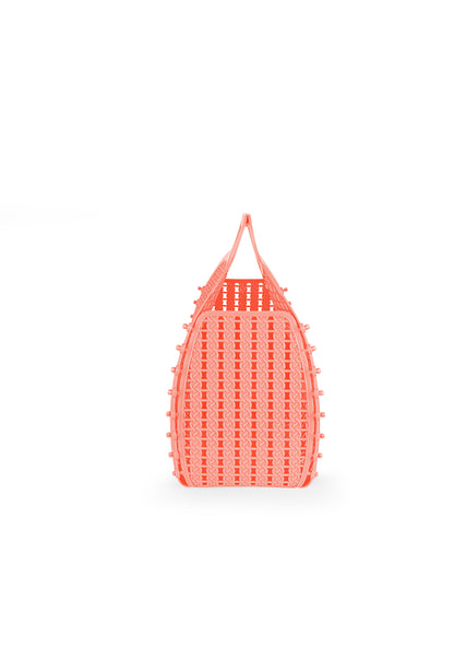 Maxi foldable bag - salmon pink
