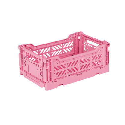 Mini foldable crate - baby pink