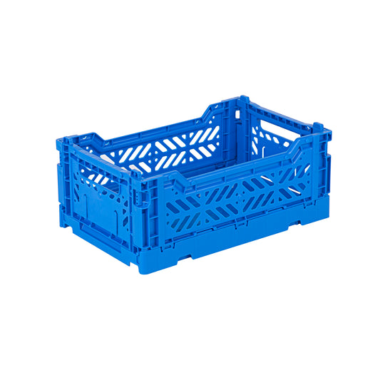 Mini foldable crate - blue