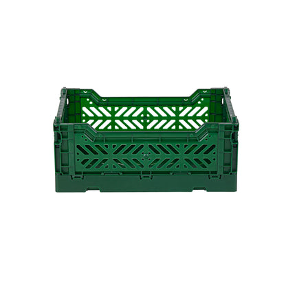 Mini foldable crate - green