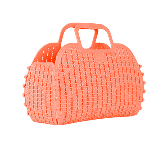 Mini foldable bag - salmon pink